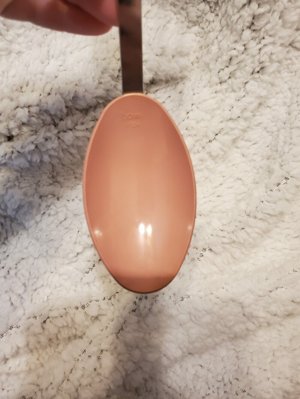 Vintage Bonny Pink Nylon Serving Spoon with White Handle Made In USA 12” - Picture 2 of 5